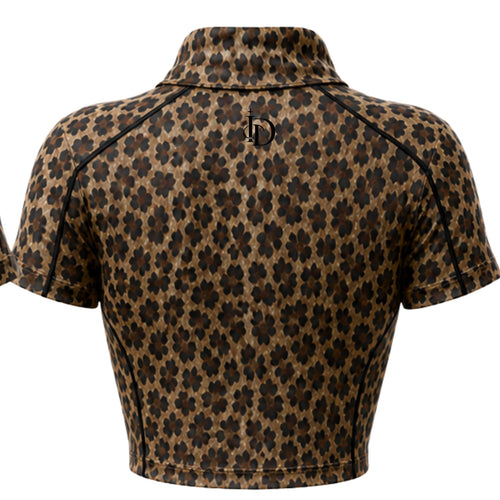 Leopard print top